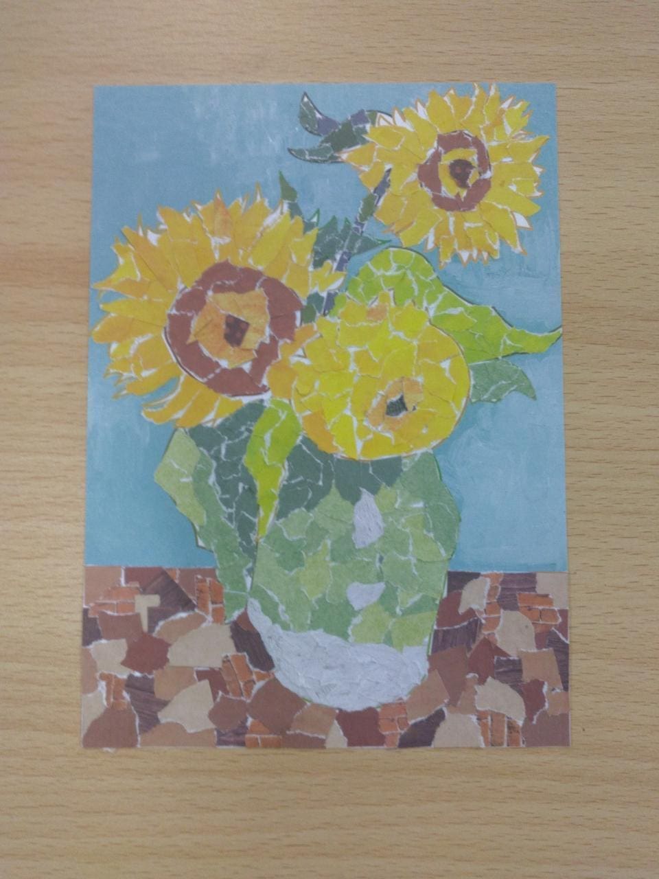 葛西駅前事業所】リフレッシュプログラム〝大人のちぎり絵〟｜障害者